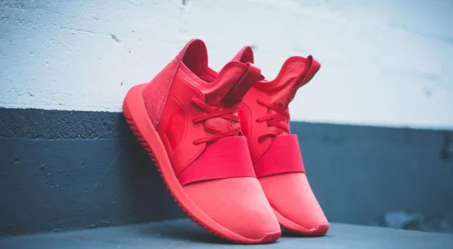 Womens Tubular Defiant Lush Red Adidas Sneakers Size 7