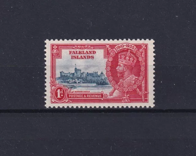 Falkland Isles. 1935 Jubilee Variety. 1d "Double Flagstaff", SG 139e. VFM. £550.
