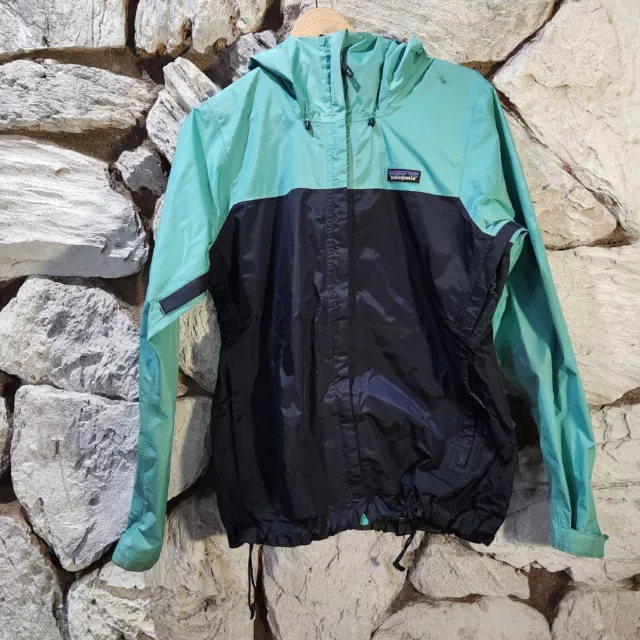 Patagonia Torrentshell 3L Jacket Turquoise Blue 100% Nylon Rain Jacket Women's M