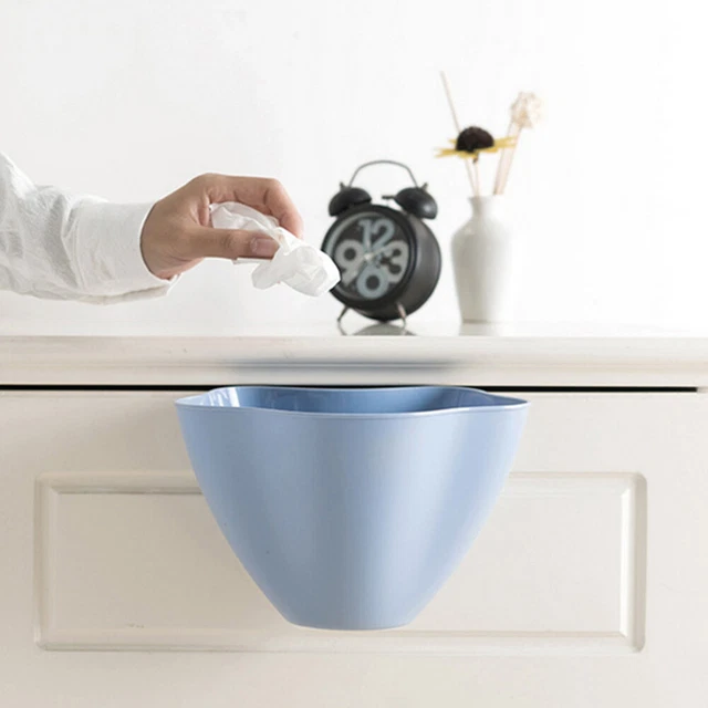Cestino della spazzatura in plastica portatile creativo appeso contenitore della spazzatura contenitore della spazzatura