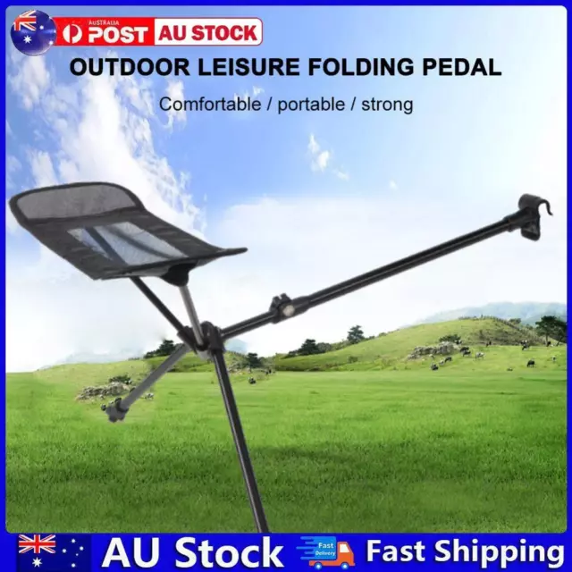 Outdoor Fishing Barbecue Footrest Portable BBQ Foot Rest Leg Stool Folding Chair