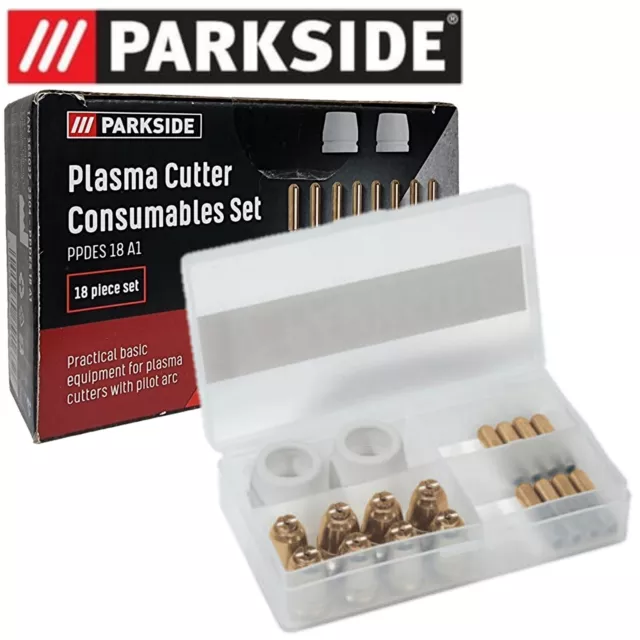 Parkside 18 Ps Plasma Cutter Consumables Accessories Set Welding Cutting Nozzles