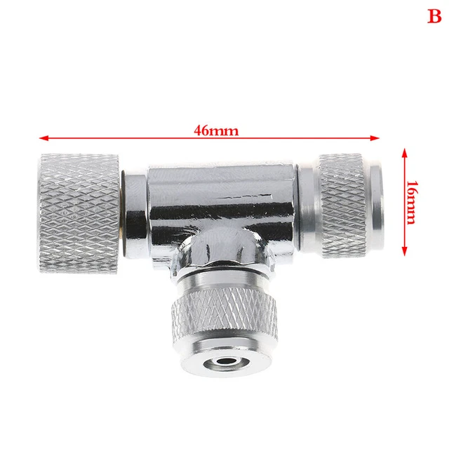 Tuta regolatore valvola ad ago 4*6 mm CO2 tubo speciale per serbatoio per pesci d'acquario Le