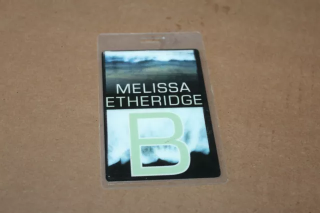 Melissa Etheridge- Laminated Backstage Pass -  -  FREE POSTAGE