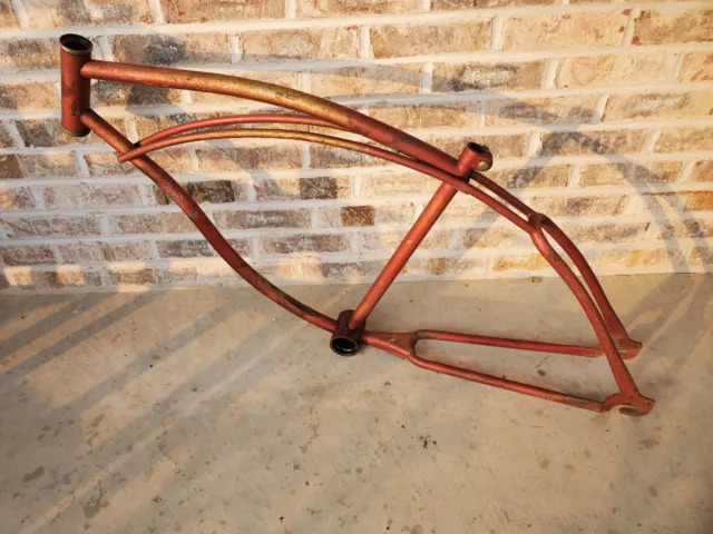 Vintage Schwinn Bicycle Frame Only - 1961 Bike - Serial #D140827 - No Headbadge Vintage Schwinn Bicycle Frame Only - 1961 Bike - Serial #D140827 - No Headbadge