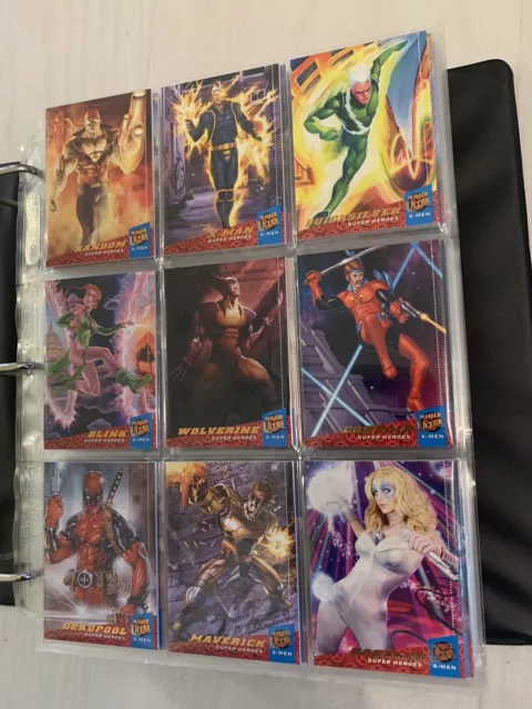 2018 Fleer Ultra X-Men Base Set #1-150 + Deadpool Around The World Cards MARVEL