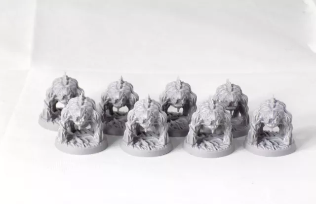 8 Devourers Miniaturen Monster Figuren Sheol Brettspiel Tabletop Scifi Dämonen