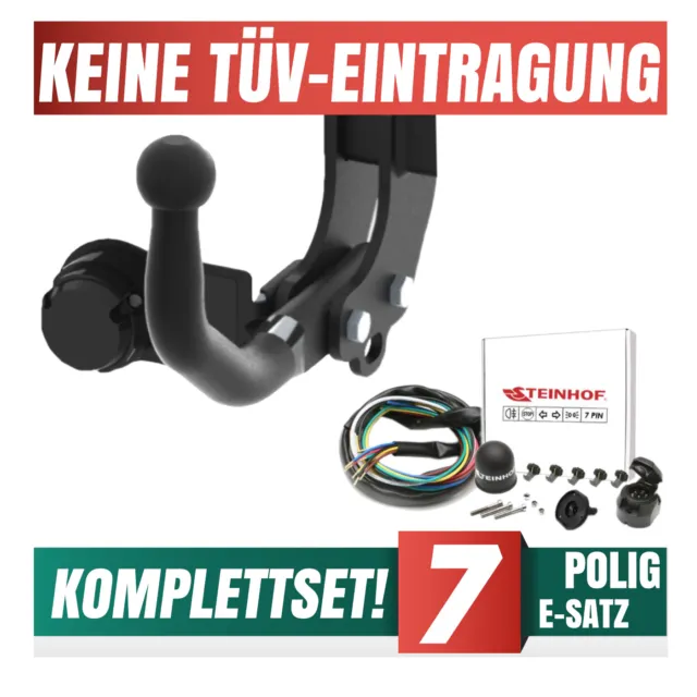 Anhängerkupplung starr +E-Satz 7p für Volkswagen Golf 4 IV 1J Variant 99-07