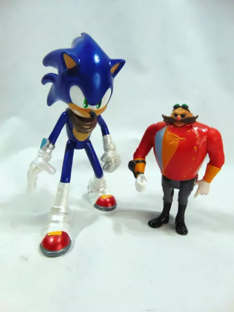 5 Bonecos Sonic Boom Tails,Amy,Sonic,Knuckles e Dr.Eggman Tomy SUIKA