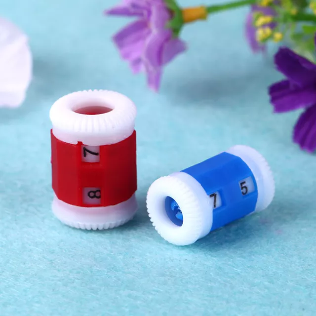 Knitting Stitch Counter Compact Knitting Tool Small Manual Counter 3Pcs  Mini Row Counter Counters Line Marker Needle Marker Cute Knitting Crochet