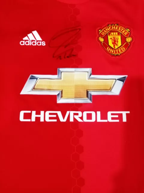 Zlatan Ibrahimovic Authentic Hand Signed Football Jersey Shirt