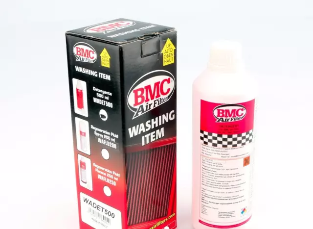 BMC FLACONE DETERGENTE PULITORE RIPRISTINO FILTRO ARIA AUTO MOTO 500ml