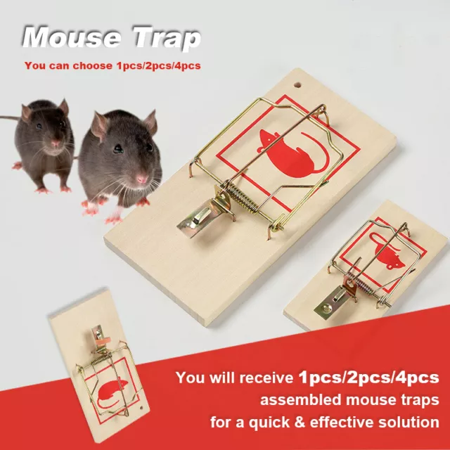 Mouse Trap Bait Home Garden Rat Wooden Mousetrap Mouse Killer Mouse Clip