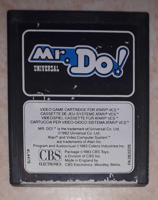 Meuble Rangement Pour 30 Cartouches Atari 2600/7800/Colecovision - Tiroir, état Correct