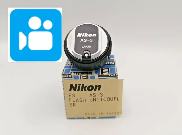 [Top MINT] Coupleur d'unité de flash Nikon AS-3 pour flashs de type F F2...