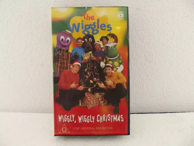 The Wiggles Wiggly Wiggly Christmas VHS ABC Video 1997