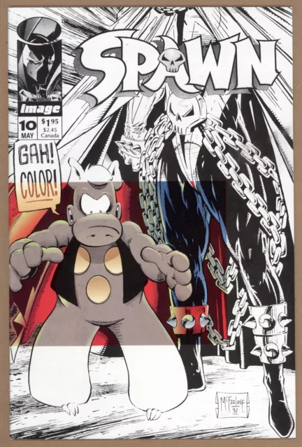 Spawn 10 (1992 Image Comics) Crossing Over Cerebus Todd McFarlane VF/NM