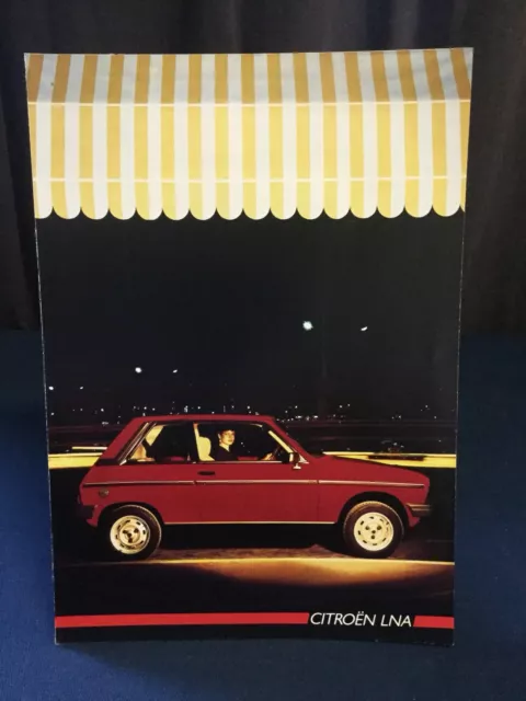 Superbe Catalogue Publicitaire 1986 CITROËN LNA !!!!