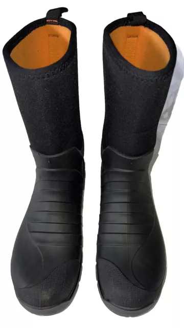 Kamik mens shelter rubber boots, black (black-noir), 46 EU