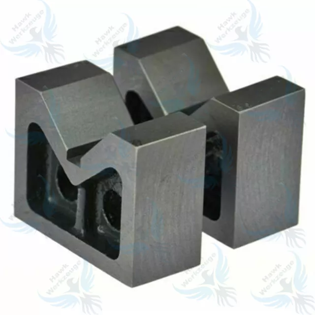6" Cast Iron Angle V Blocks Pair Set. Precision Tool Machining/ Milling
