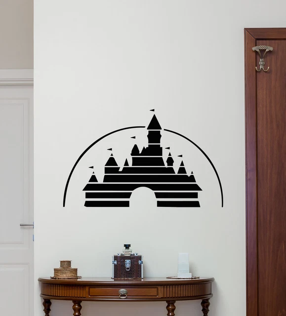 WALT DISNEY CASTLE Wall Decal Vinyl Sticker Nursery Poster Fairy Decor