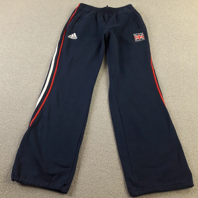 Adidas Joggers Donna UK 8 Navy Corsa Allenamento Sport Atletica Gran Bretagna
