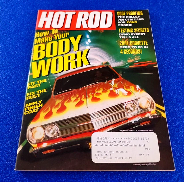 HOT ROD HOW To Make Your Body Work September 2000 Fit The Part