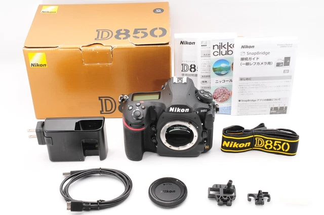 [MINT in Box] Nikon D850 45.7 MP Digital SLR Camera Body Black From JAPAN #39