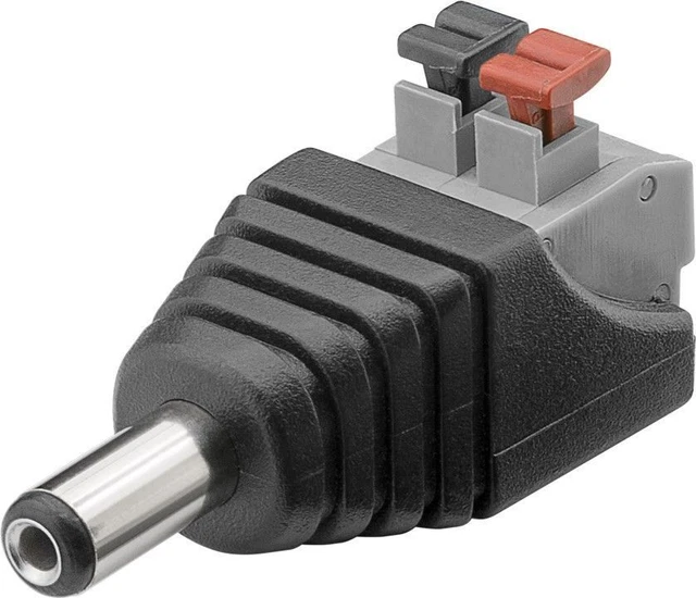 10x Terminal Block 2-pin - DC-Stecker (5,50 x 2,10 mm); Terminal Block 2-pin - D