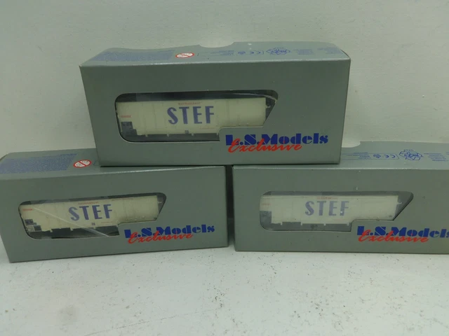 Set 2 wagons réfrigérants STEF | Ls Models 30235 | HO 1/87 | SNCF