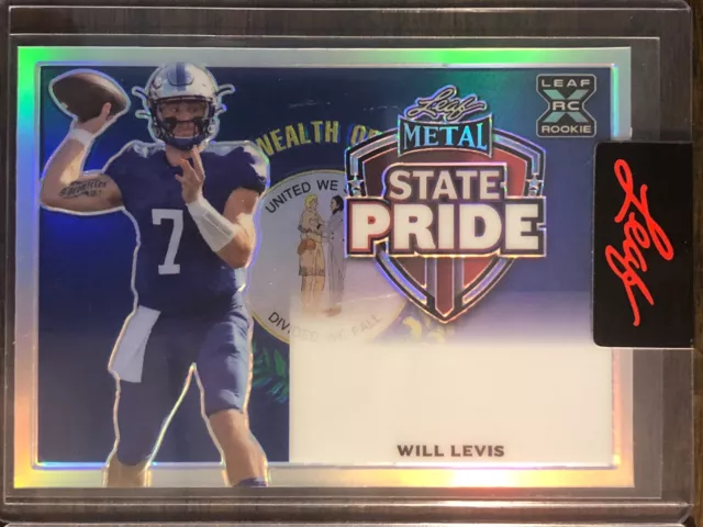 2022 Leaf Prospect Will Levis RC Kentucky Wildcats Tennessee Titans Proof 1/1