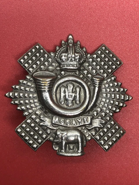 ORIGINAL WW2 BRITISH Army Kings Crown Cap Badge - Highland Light ...