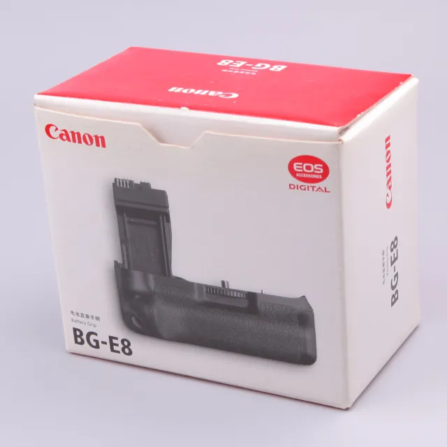 **Original**Empuñadura de batería vertical Canon BG-E8 para EOS 700 650D Rebel T3i T4i T5i