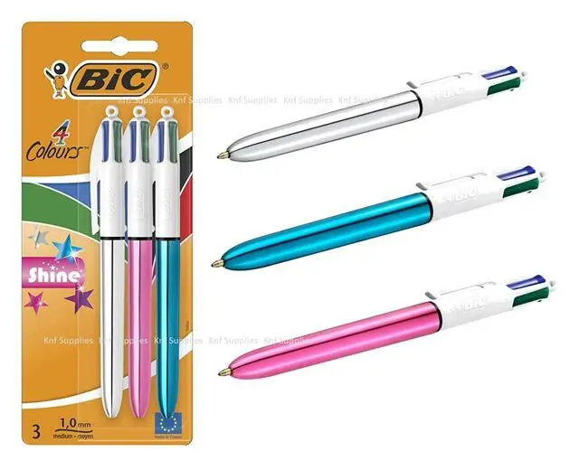 BIC Multi Colour Shine Ballpoint Pen