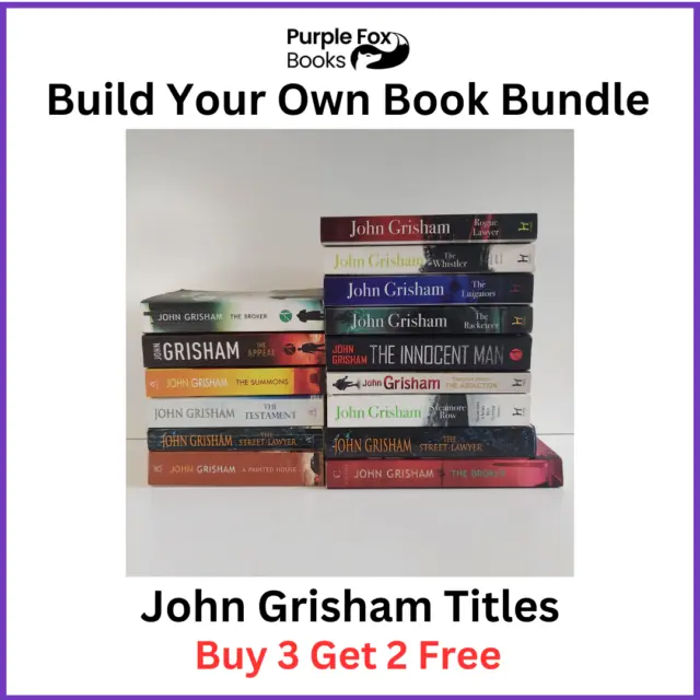 John Grisham - Build Your Own Book Bundle - Buy 3 Get 2 Free