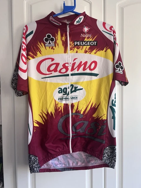 Maillot Cycliste Ag2R La Mondiale BH Biemme 2008 - Bleu, Taille XL - Occasion