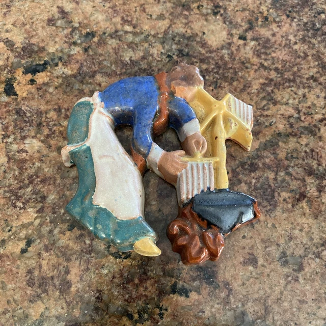 RARE ORIGINAL Mercer Moravian Pottery & Tile Works 1996 DOYLESTOWN, PA.