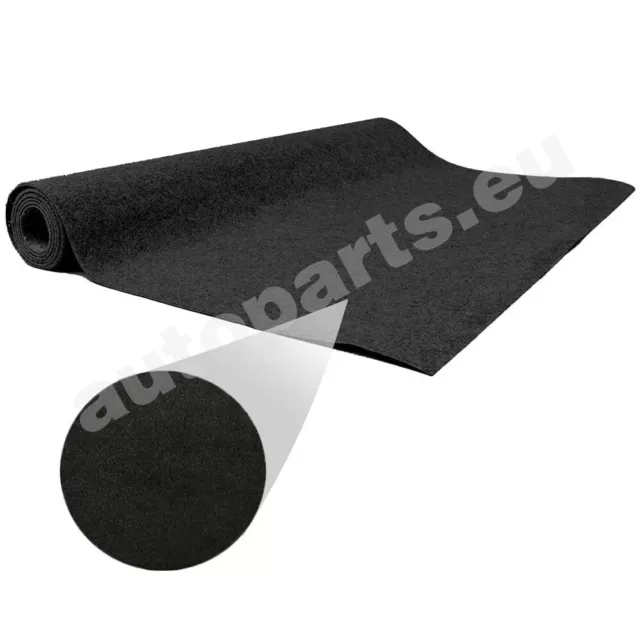 Teppichboden Klebstoff Akustik, für Auto Schwarz Hergestellt IN Italien 140x70cm