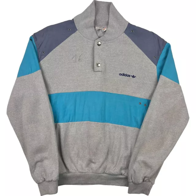 Adidas Vintage Sweatshirt Colorblock Medium