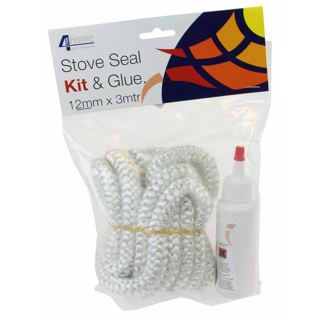 7/8 High-Temperature Rope Gasket Kit with Adhesive | 7ft