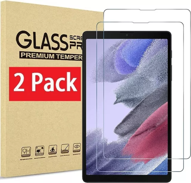 (2 Packs) Premium Tempered Glass Screen Protector For Samsung Galaxy Tab Tablet