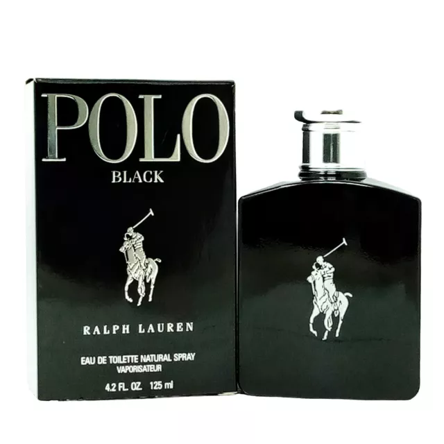 Ralph Lauren Polo Black - Bold 4.2oz Men's EDT, New in Sealed Box