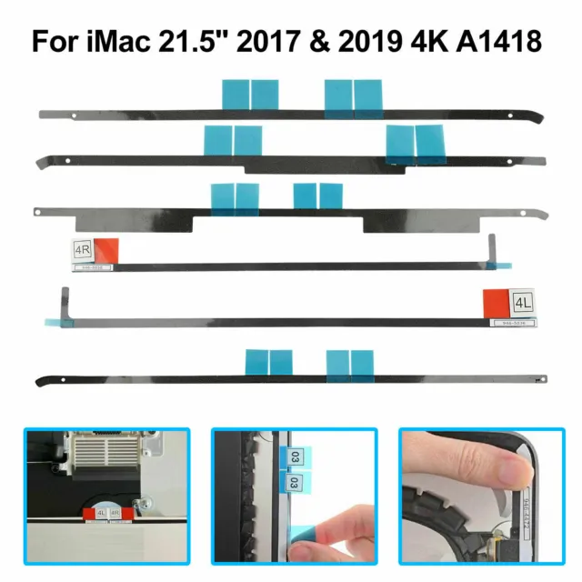 For Apple iMac 21.5" A1418 LCD Screen Adhesive Strip Sticker Tape Kit 2012-2019 2