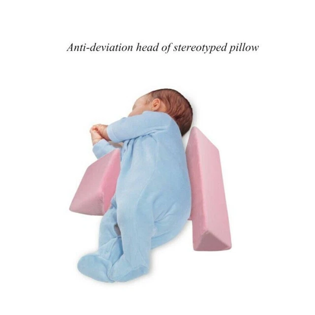 Baby Sleep Side Soft Velvet Memory Foam Pillow Anti-Roll Pillow Sleeping