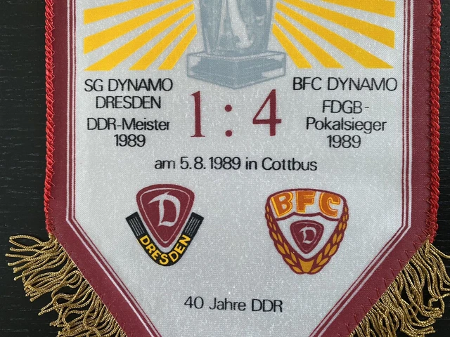 Fanion De Football FC Dynamo Dresde Rare - Occasion - Couleurs Multiples - Supporteur