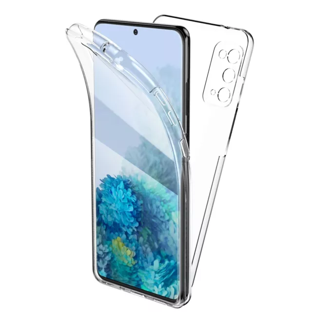 For Samsung Galaxy S24 / S24 Plus / S24 Ultra Transparent 360° Front Back Case