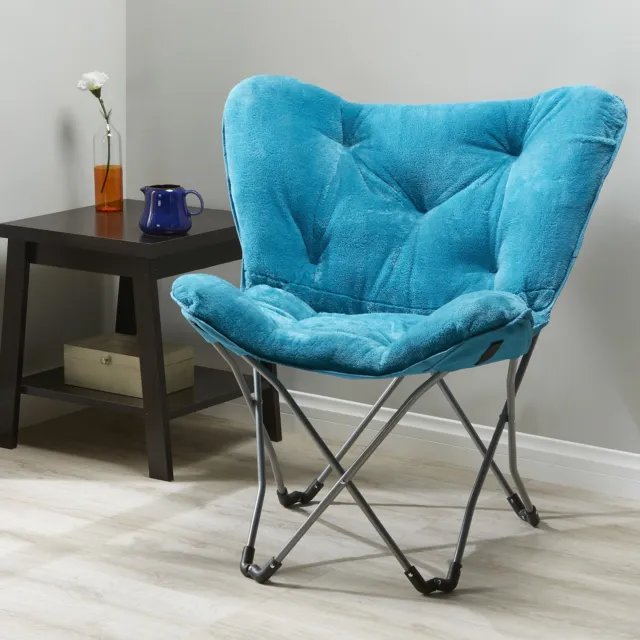 Mainstays Fabric Folding Butterfly Chair, Multiple Colors