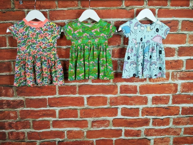 Baby Girl Bundle Age 3-6 Months 100% Next Casual T-Shirt Dress Set Summer 68Cm