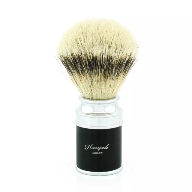 Classic Mens Grooming Silvertip Badger Hair Wet Shaving Brush By Haryali London 2