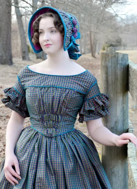 M7988 Sewing Pattern Costume Civil War Era 1860's Dress Lined 18th Century